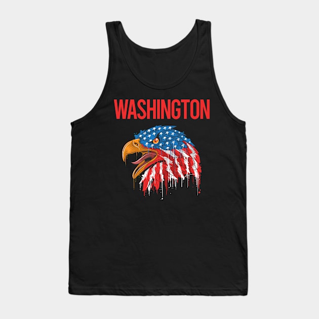 USA Eagle Washington Tank Top by flaskoverhand